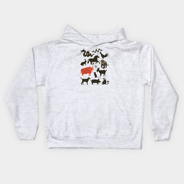 Year of the Ox Kids Hoodie by Das Brooklyn